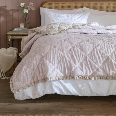 Immagine prodotto di Yard - Set di biancheria da letto a quadri "Barton" RV3733 (letto matrimoniale) (rosa)