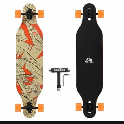 Produktbild von Professionelles Skateboard für Erwachsene – Longboard, 4-Rollen-Skateboard, Modell 01
