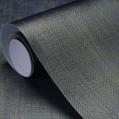 Image de Papier peint vinyle adhésif, bleu et noir