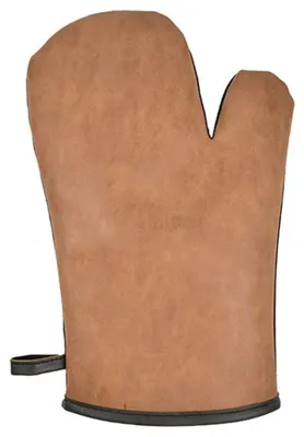 Image de L-Merch - Gant de cuisine contrasté LT4558 (taille unique) (marron/gris foncé)