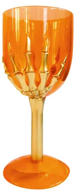 Produktbild von Halloween Kelch mit goldener Skeletthand aus Kunststoff