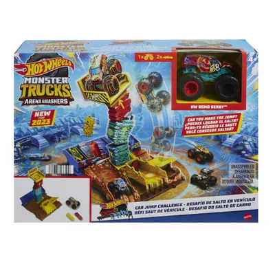 Obrázek produktu pro Hot Wheels Monster Trucks HNB92, Dráha pro vozidla, 4 rok/roky, Plast, Kov, Různé barvy