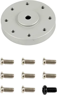 Imagen del producto de 2 brazos de servo metálicos para servos de RC de 60 kg, 80 kg y 150 kg. Compatibles con Futaba, MG995 y MG996. Ideales para robots, coches de control remoto, aviones y modelismo