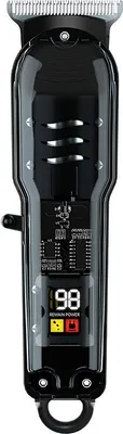 Produktbild von INF Haarschneider mit Stahlklinge, LED-Display, kabellos, ABS 15,5 cm Schwarz