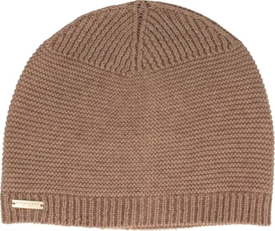 Seeberger Strickmütze in klassischem Look in beige