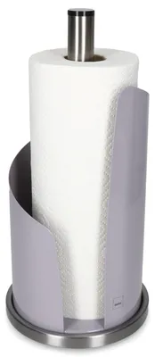 Produktbild von Küchenrollenhalter Stella aus Metall & Edelstahl grau lila Zubehör