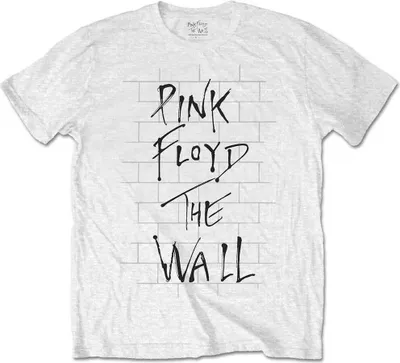 Obrázek produktu pro Pink Floyd The Wall & Logo White 2XL Tričko