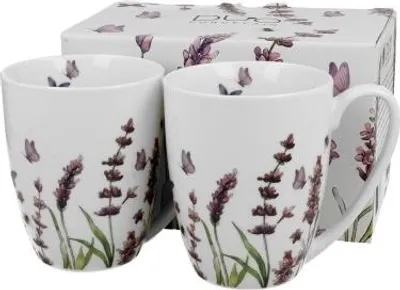 Immagine prodotto di Set di due tazze in porcellana Classic Lavender