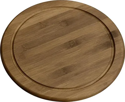 Produktbild von KESPER Vesperteller mit Saftrille Bambus26cm