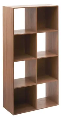 Productafbeelding van Eazy Living Boekenkast met 8 vakken, kleur: Clemence bruin