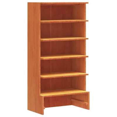 Produktbild von vidaXL Schuhregal Wachsbraun 52x30x104 cm Massivholz Kiefer