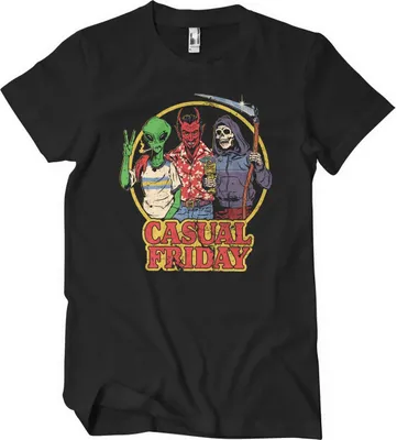 Produktbild von Casual Friday T-Shirt - Large  - Black
