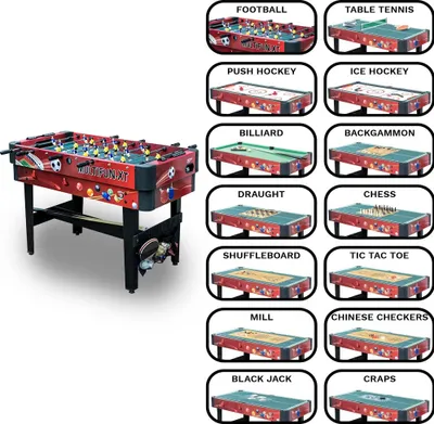 Produktbild von Carromco Multifunktionstisch Multifun-Xt, 14In1, Telescopstangen