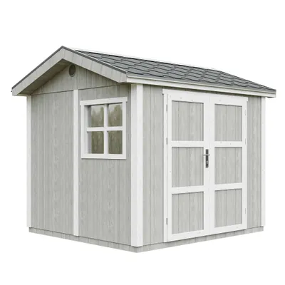 Produktbild von Gartenhaus  5,9 m² - H252x250x294 cm - Timbela M913A-TUNDRA GREY