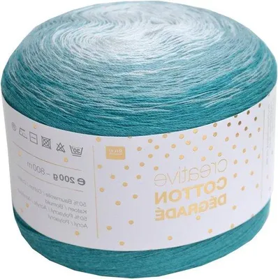 Immagine prodotto di Set di filati in cotone con nodi e sfumature - circa 800 m