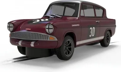 Image de Voiture de tourisme SCALEXTRIC C4546 - Ford Anglia 105E - Broadspeed (1:32)
