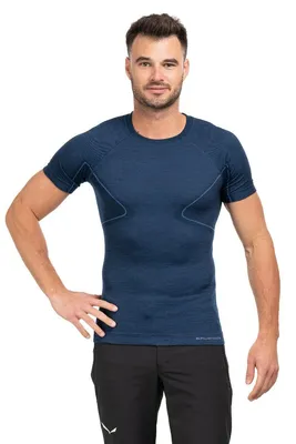 Zdjęcie produktu dla Koszulka termoaktywna męska Brubeck Active Wool SS11710 niebieska M