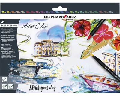 Immagine prodotto di EBERHARD FABER 558224 EBERHARD FABER Doppelfasermaler Artist Color Dual Brush Pen