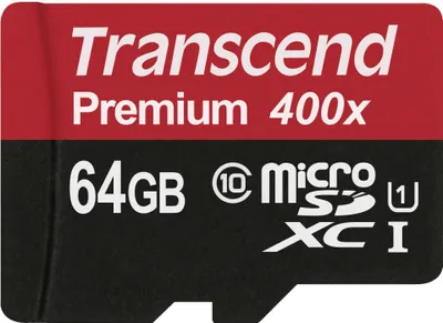 Obrázok produktu pre Transcend TS64GUSDU1 Pamäťová karta 64 GB MicroSDXC MLC Class 10