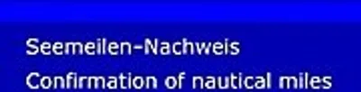 Obrázek produktu pro Seemeilen-Nachweis