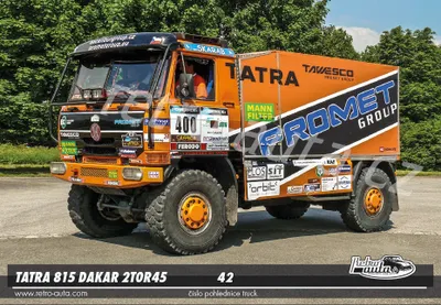 Zdjęcie produktu dla Pocztówka TRUCK nr 42 - TATRA 815 Dakar 2T0R45