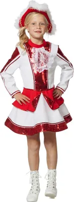 Produktbild von Wilbers Tanzmariechen in rot - Funkenmariechen 104 - 164 cm - Tänzerin 116 cm