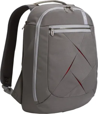 Image de Sac à dos pour ordinateur portable Nylon gris 15" à 16