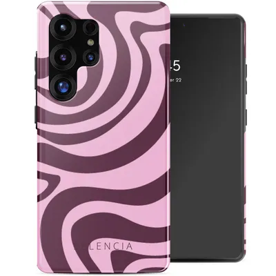 Obrázok produktu pre Selencia Vivid Zadný kryt pre Samsung Galaxy S25 Ultra - Wavy Swirl Pink Plum