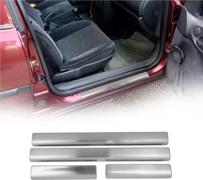 Image de Seuils de porte pour Opel Vectra B 1995-2002 Acier inoxydable 4pcs