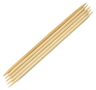 Bambus Nadelspiel Strumpfstricknadeln 20 cm mal 5.5 mm
