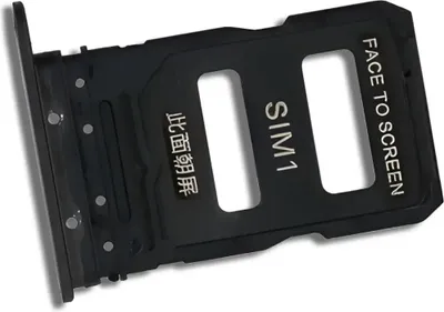 Produktbild von Xiaomi 15 Ersatz Dual SIM-Kartenhalter Schwarz