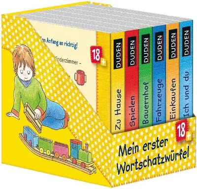 Produktbild von Duden: Mein erster Wortschatzwürfel