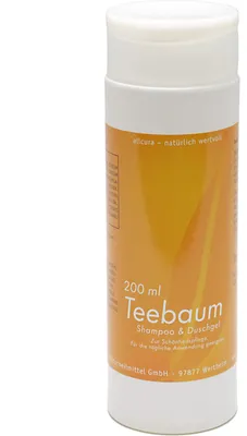 Produktbild von Allcura Teebaum Shampoo + Duschgel, 200 ml Gel