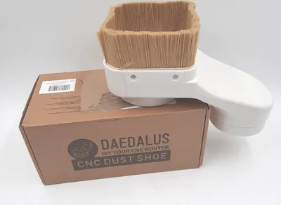 Produktbild von Daedalus NL330 CNC Staubschuh, Spindel Staubschuh Abdeckung Reiniger für CNC Router 80 mm Spindelmotor Fräsmaschine Gravierwerkzeug, Weiß