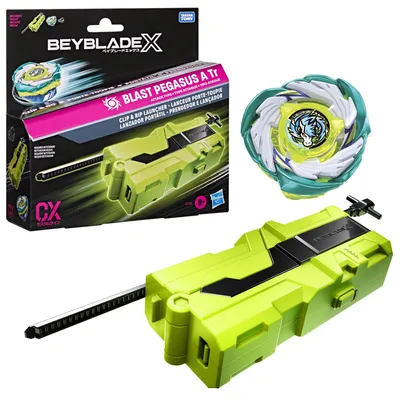 Zdjęcie produktu dla Beyblade Zestaw X z wyrzutnią Clip & Rip, 8 lat(a)