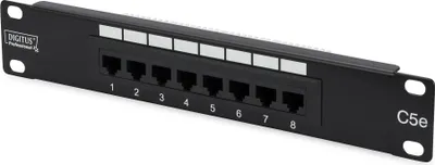Produktbild von Cat.5e Patch Panel (schwarz/grau)