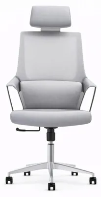Obrázek produktu pro Ergonomická kancelářská židle v bílé barvě s nastavitelnou opěrkou hlavy