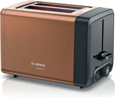 Produktbild von Bosch TAT4P429 Toaster 2 Scheibe(n) 970 W Schwarz  Braun