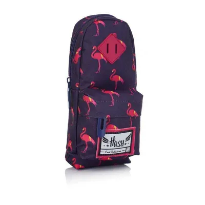Image de HASH Trousse à crayons à un compartiment - DARK FLAMINGO Hash