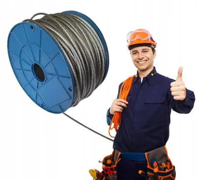 Produktbild von Mag-Krak Stahlseil verzinkt 6mm 1m 6x19