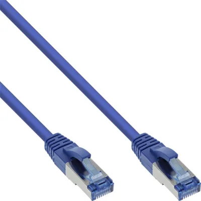 Immagine prodotto di InLine® Patchkabel Cat.6A, S/FTP (PiMf), halogenfrei, 500MHz, blau, 3m (76803B)