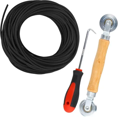 Obrázok produktu pre Gumová tesniaca páska, odolná voči poveternostným vplyvom, 25 m x 3 mm, určená na tesnenie okien