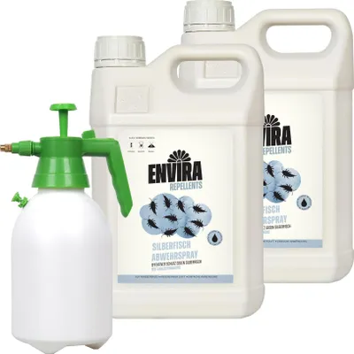 Produktbild von Envira Silberfisch Abwehrspray 2x5L mit Drucksprüher