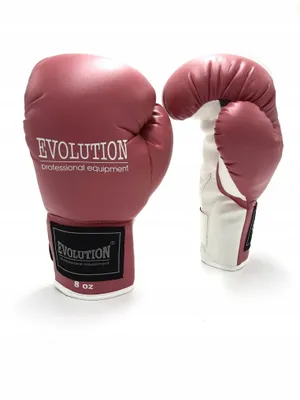 Produktbild von Evolution BASIC PCV Boxhandschuhe 6 oz pink für Anfänger