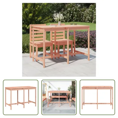 Produktbild von The Living Store Gartentisch 159,5x82,5x110 cm Massivholz Douglasie