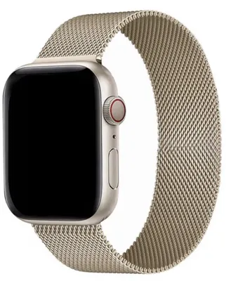 Zdjęcie produktu dla Bransoleta ze stali nierdzewnej, pasująca do zegarka Apple Watch - kolor złoty - 42/44 mm - Elegancki pasek do zegarka - CHPN
