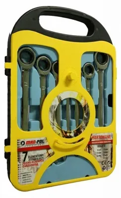 Produktbild von Ratschenschlüssel 7 Stück 8 - 19mm 00598