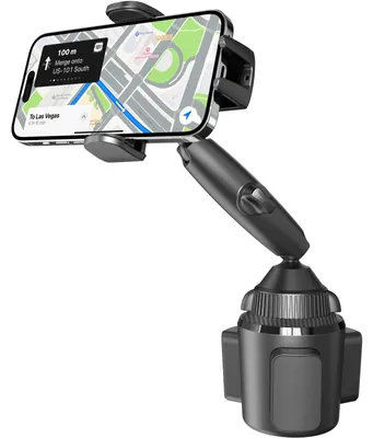 Imagen del producto de Soporte ajustable para teléfono de coche, tipo portavasos, con brazo largo