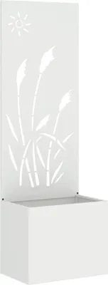 Zdjęcie produktu dla vidaXL Ogrodowa osłona z tkaniny, biała, 50 x 150 cm