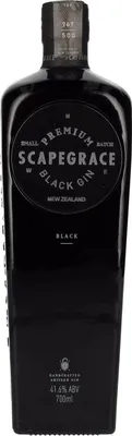 Produktbild von Scapegrace BLACK Premium Dry Gin 41,6% Vol. 0,7l